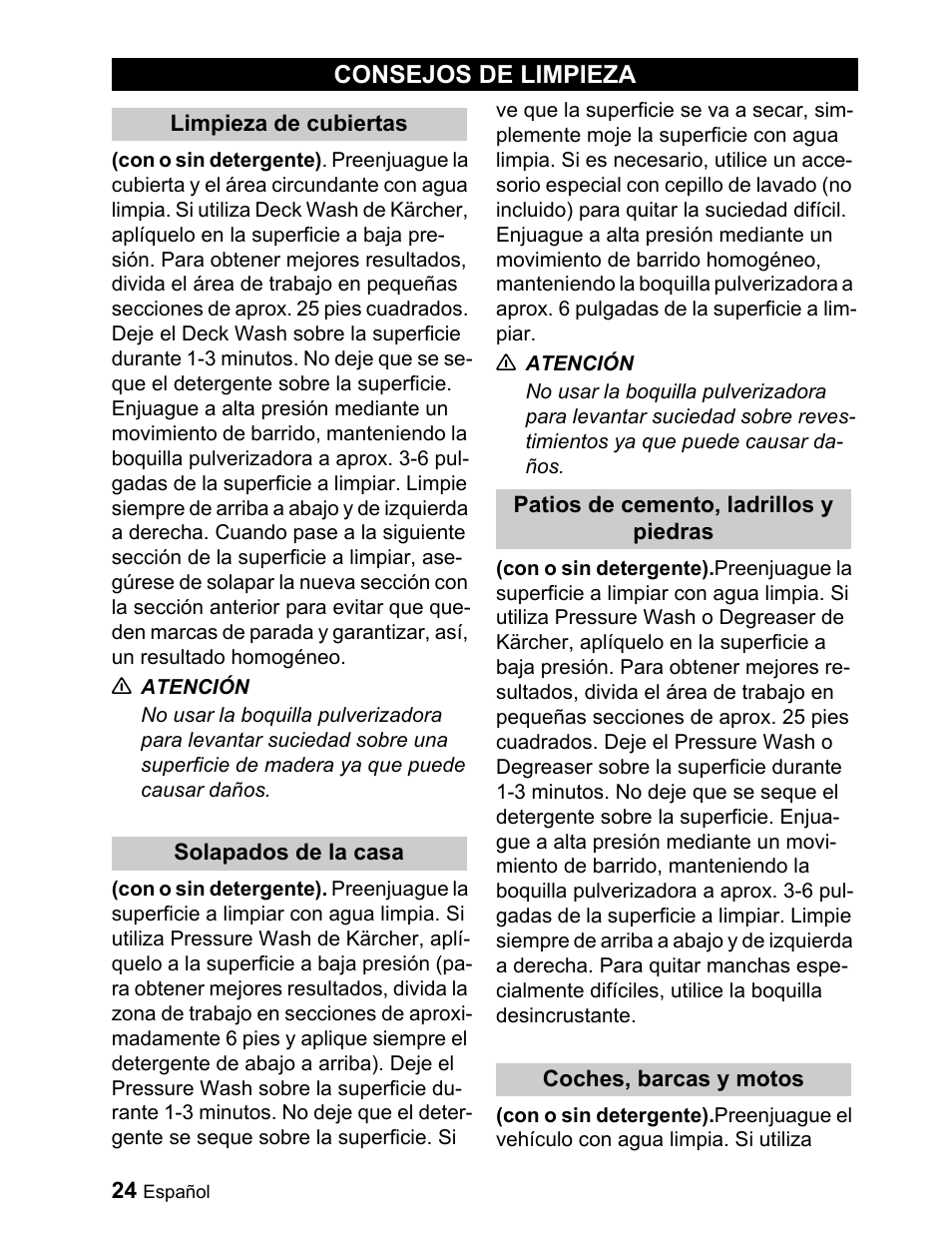 Karcher G 2000 ET User Manual | Page 24 / 43