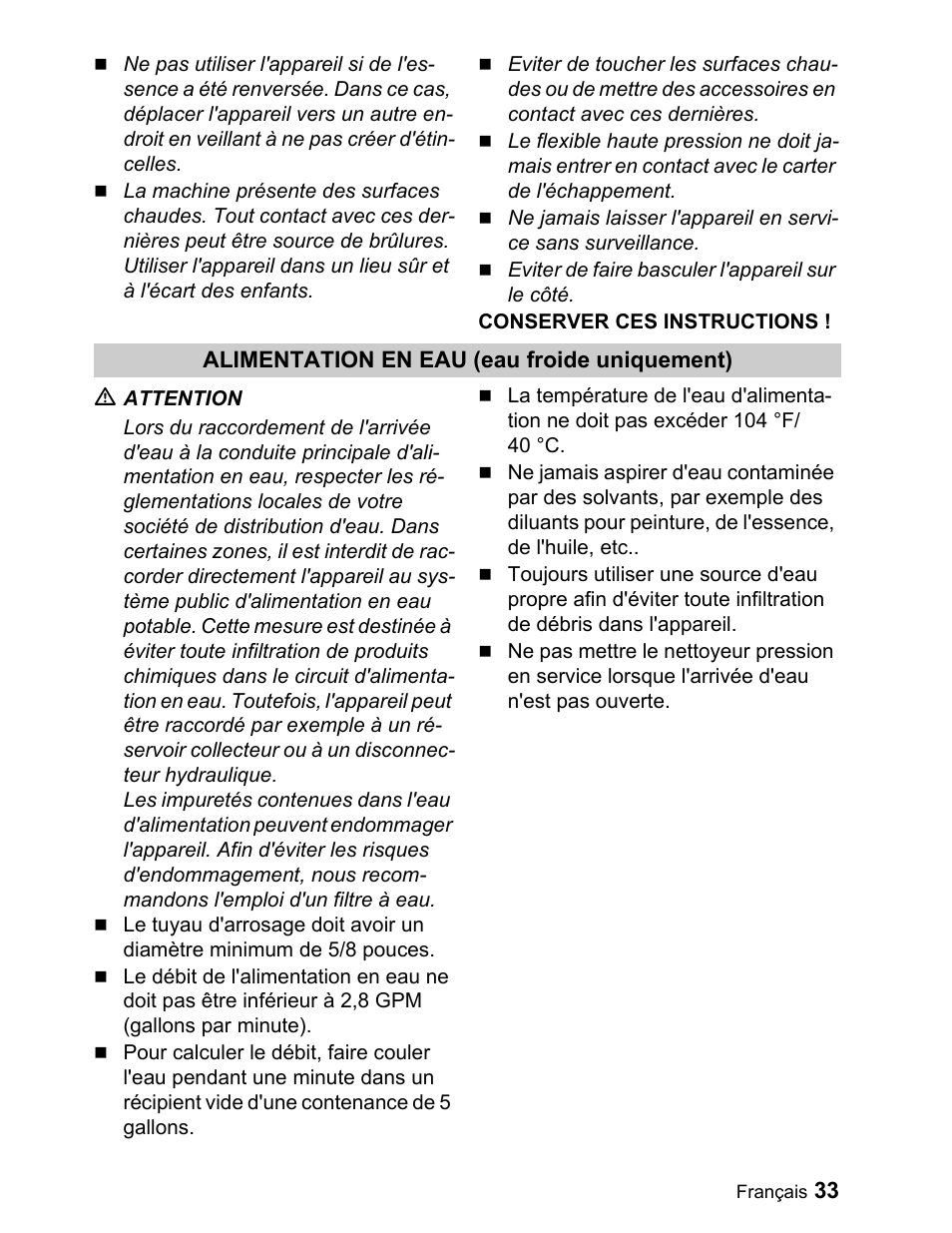 Karcher G 2000 ET User Manual | Page 33 / 43