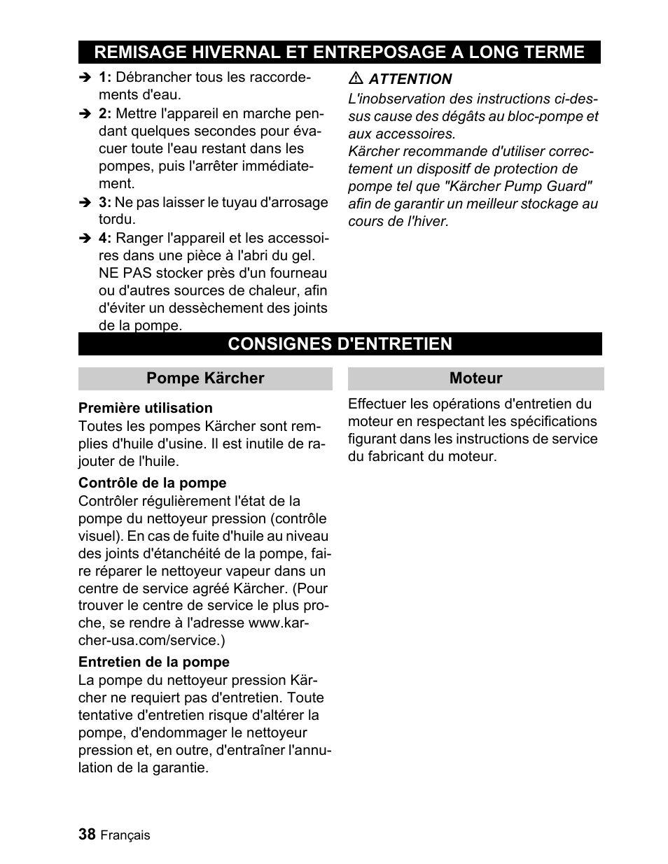 Karcher G 2000 ET User Manual | Page 38 / 43