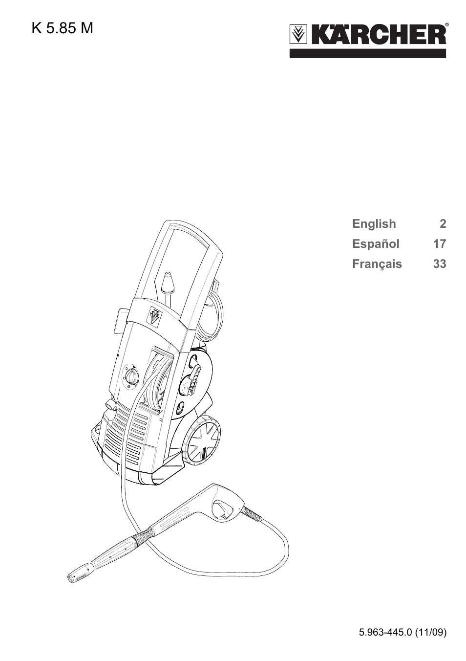 Karcher K 5.85 M User Manual | 48 pages