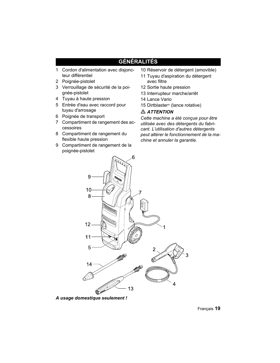 Karcher K 3.49 M User Manual | Page 19 / 52