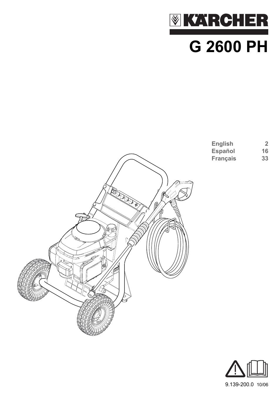 Karcher G 2600 PH User Manual | 47 pages