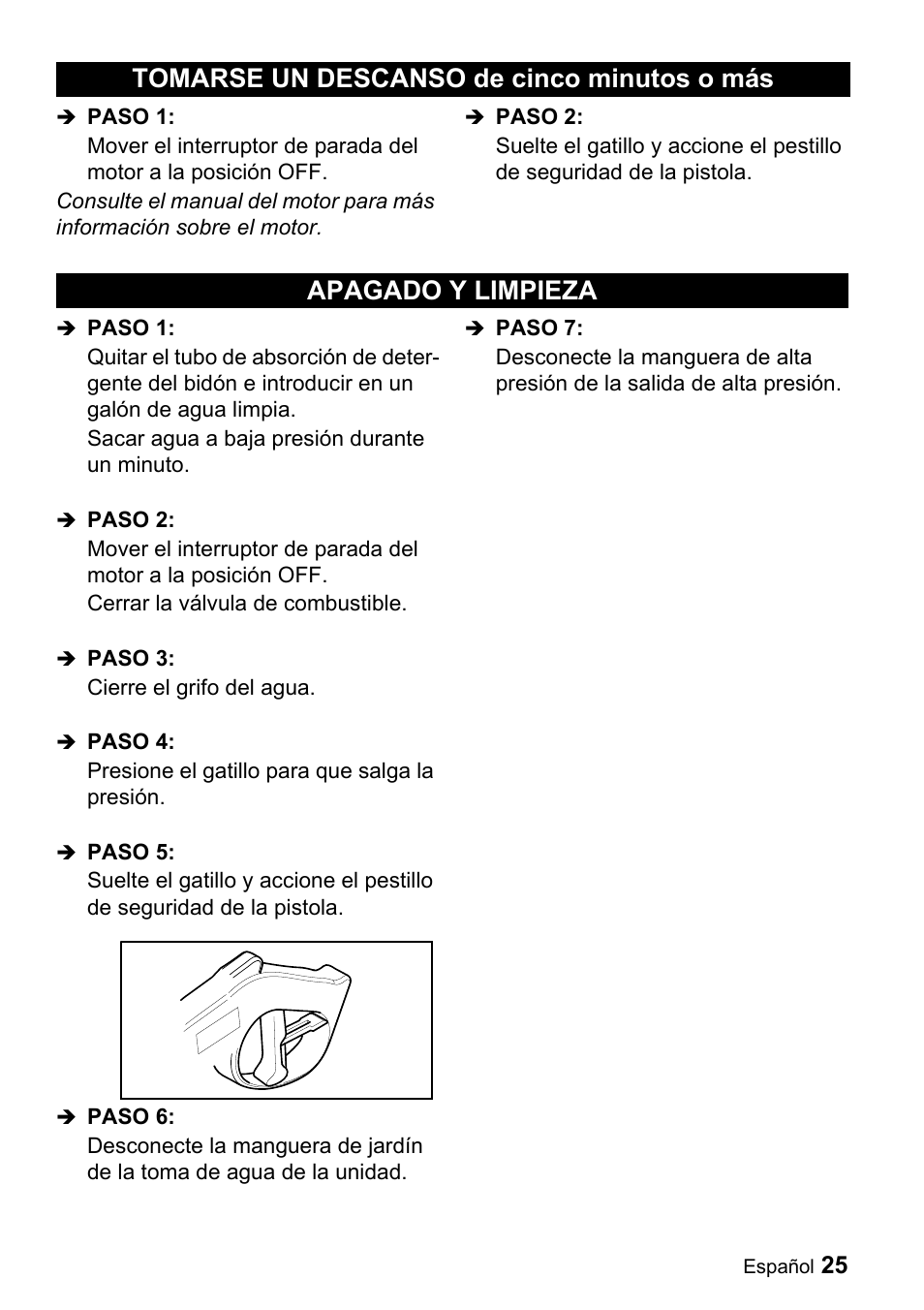 Karcher G 2600 PH User Manual | Page 25 / 47