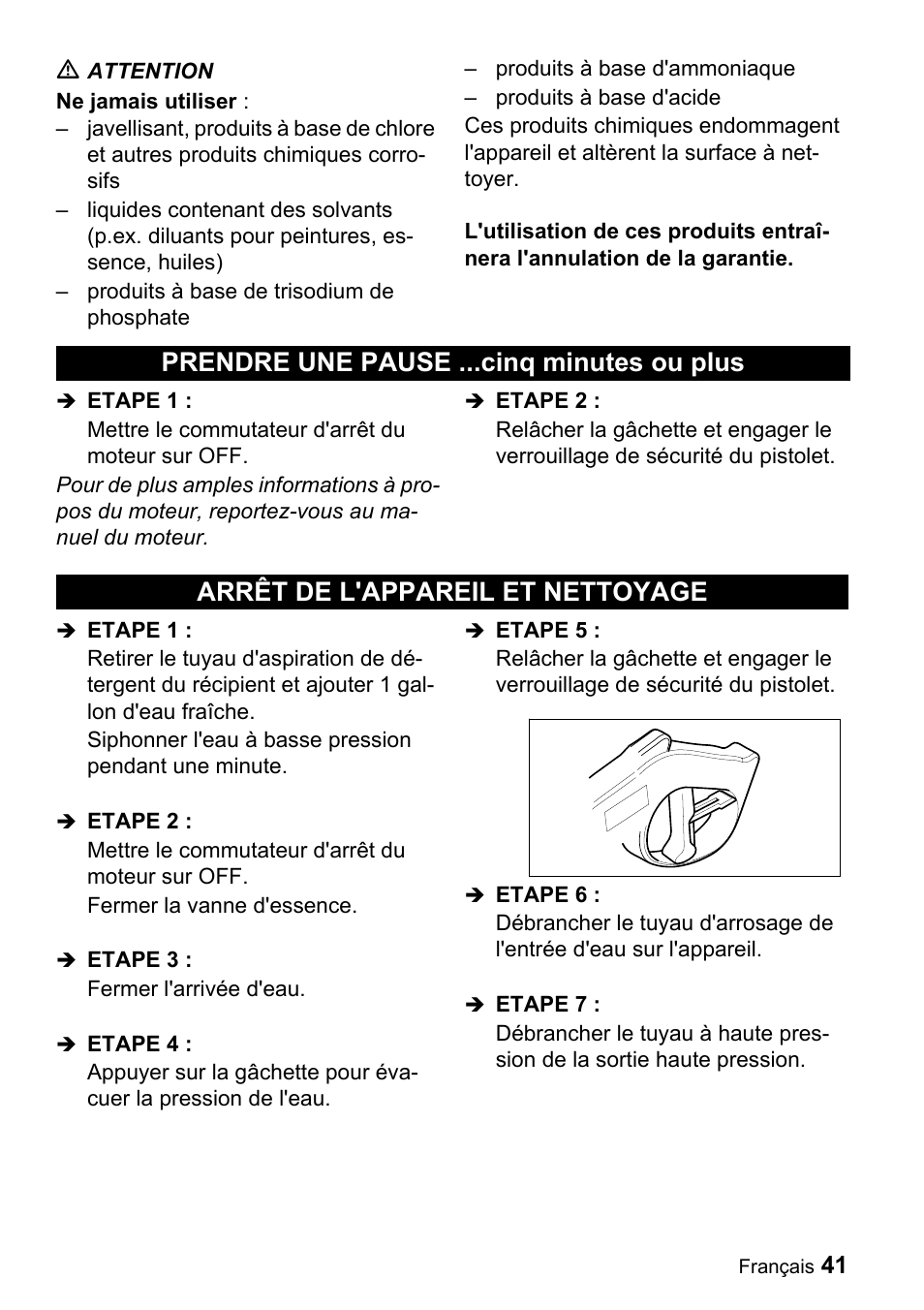 Karcher G 2600 PH User Manual | Page 41 / 47