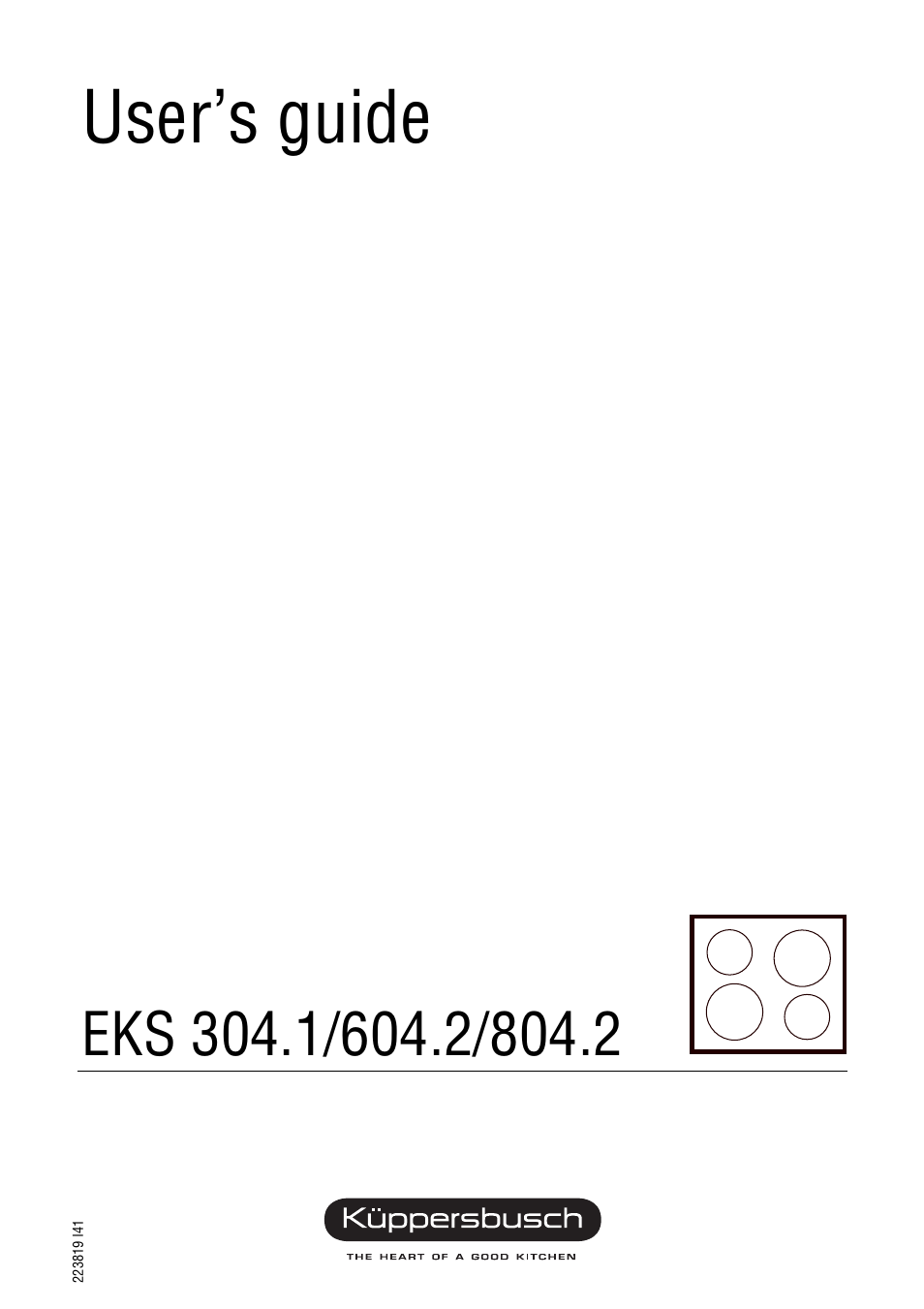 Kuppersbusch USA EKS 304.1 User Manual | 8 pages