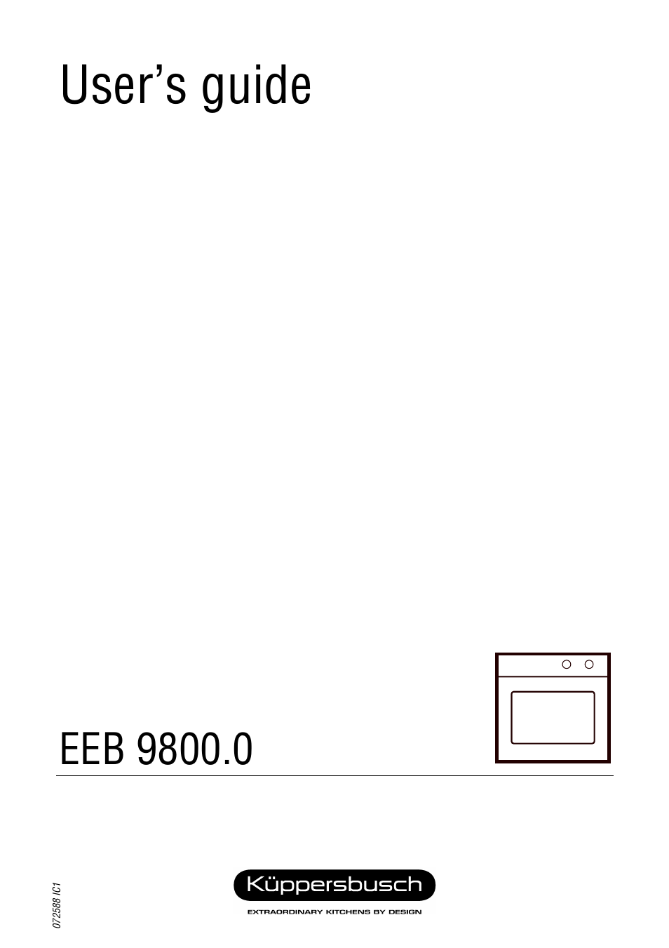 Kuppersbusch USA EEB 9800.0 User Manual | 24 pages
