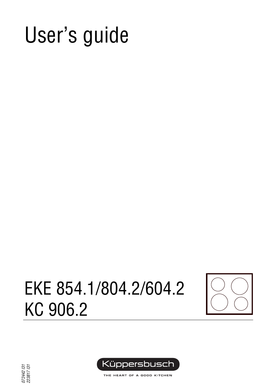Kuppersbusch USA kc_906 User Manual | 12 pages