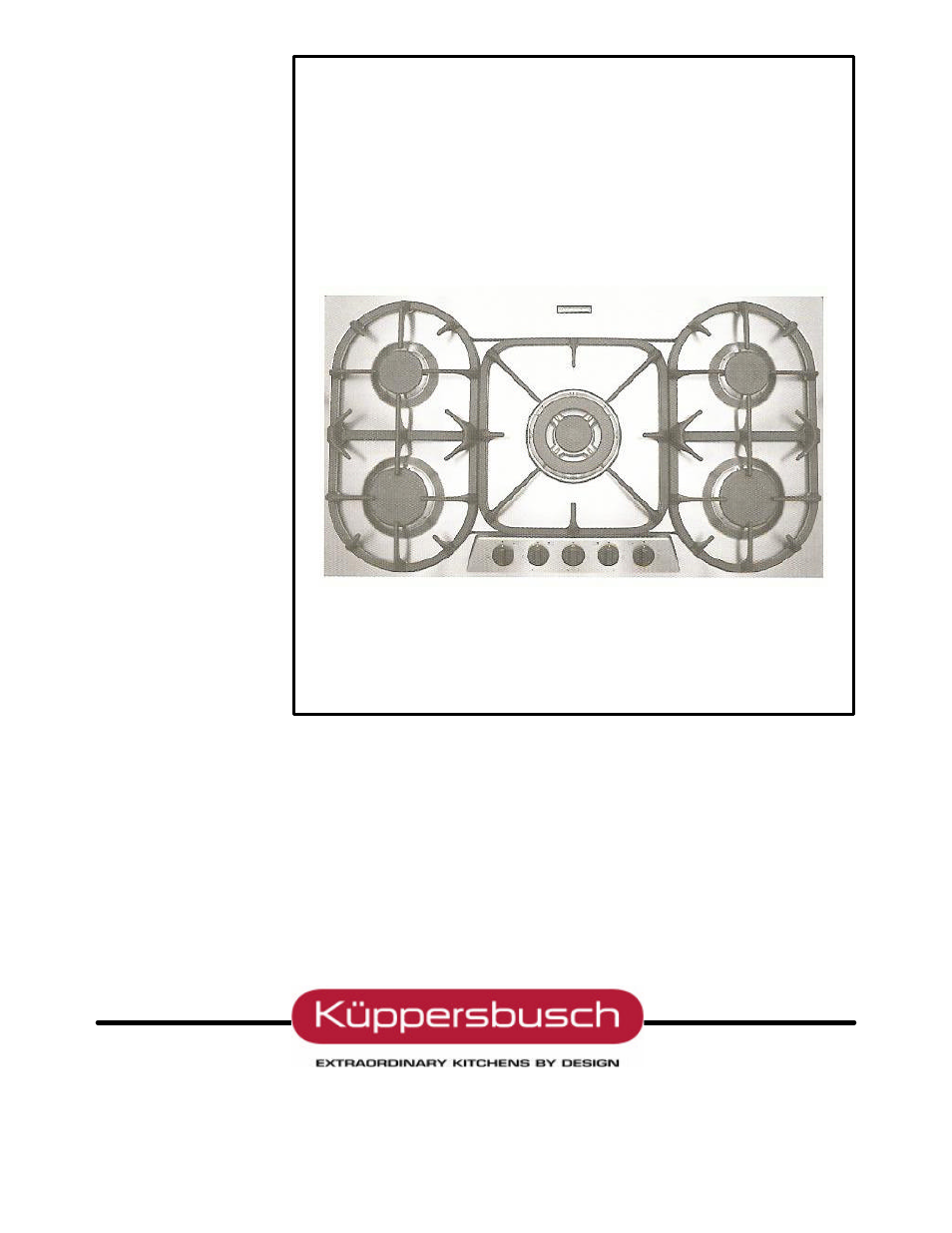 Kuppersbusch USA GMS 955.1 User Manual | 10 pages