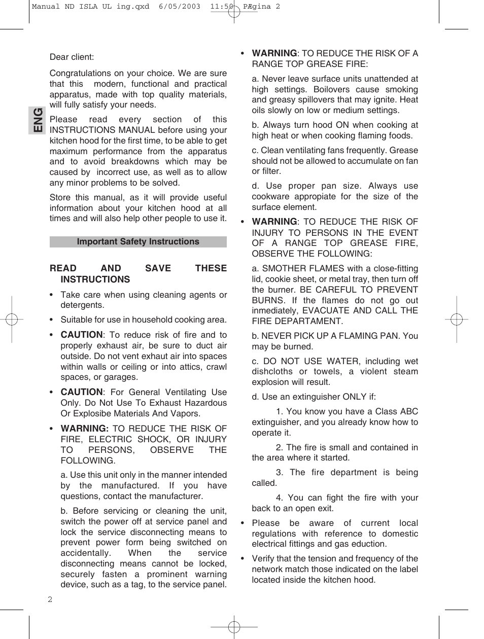 Kuppersbusch USA IKD 1157.1 GE-UL User Manual | Page 2 / 9