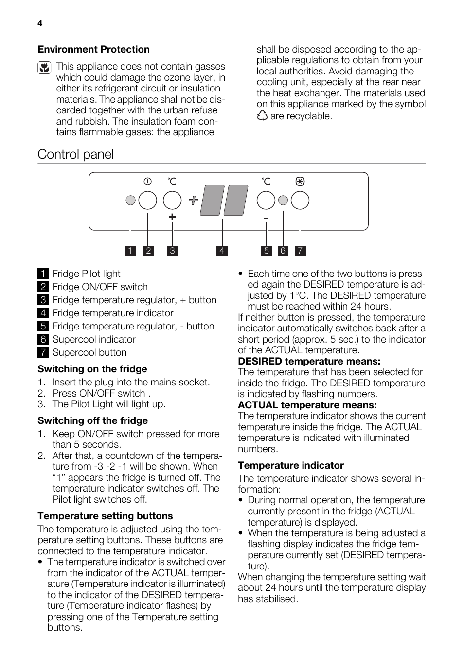 Control panel | Kuppersbusch USA IKE339-1 User Manual | Page 4 / 12