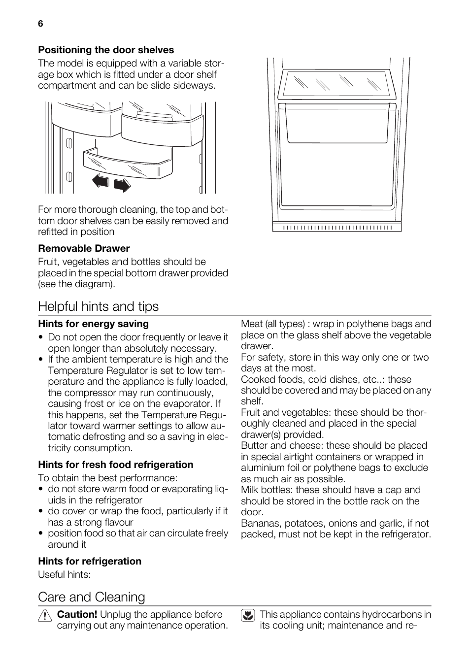 Helpful hints and tips, Care and cleaning | Kuppersbusch USA IKE339-1 User Manual | Page 6 / 12