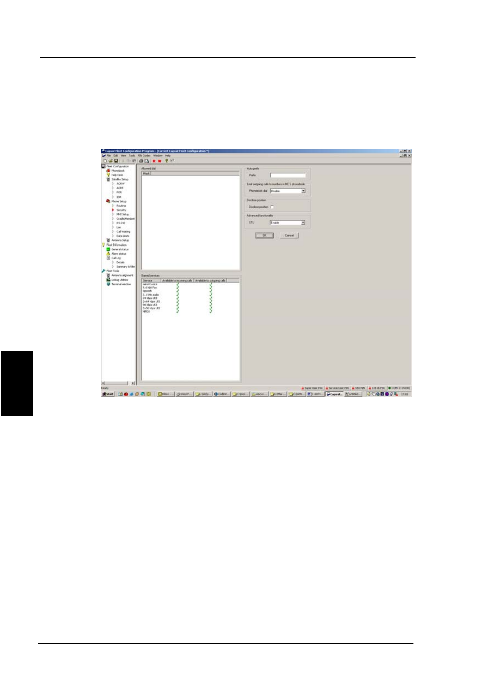 Barring services, Routing, 7 barring services | KVH Industries TracPhone F55 User Manual | Page 85 / 128