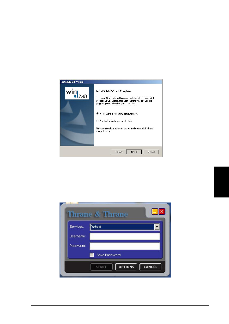 Windows 2000 winpoet pppoe client | KVH Industries TracPhone F55 User Manual | Page 98 / 128