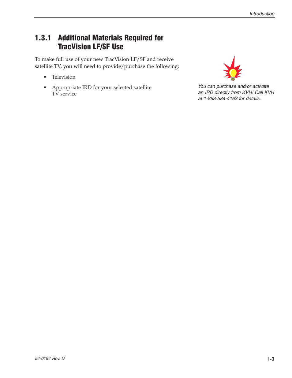 KVH Industries LF User Manual | Page 11 / 69