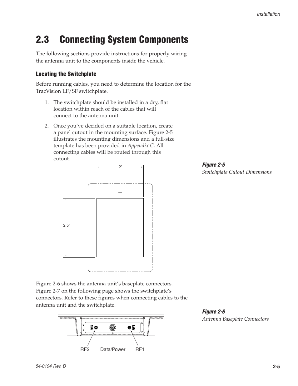 3 - connecting system components, 3 connecting system components | KVH Industries LF User Manual | Page 16 / 69