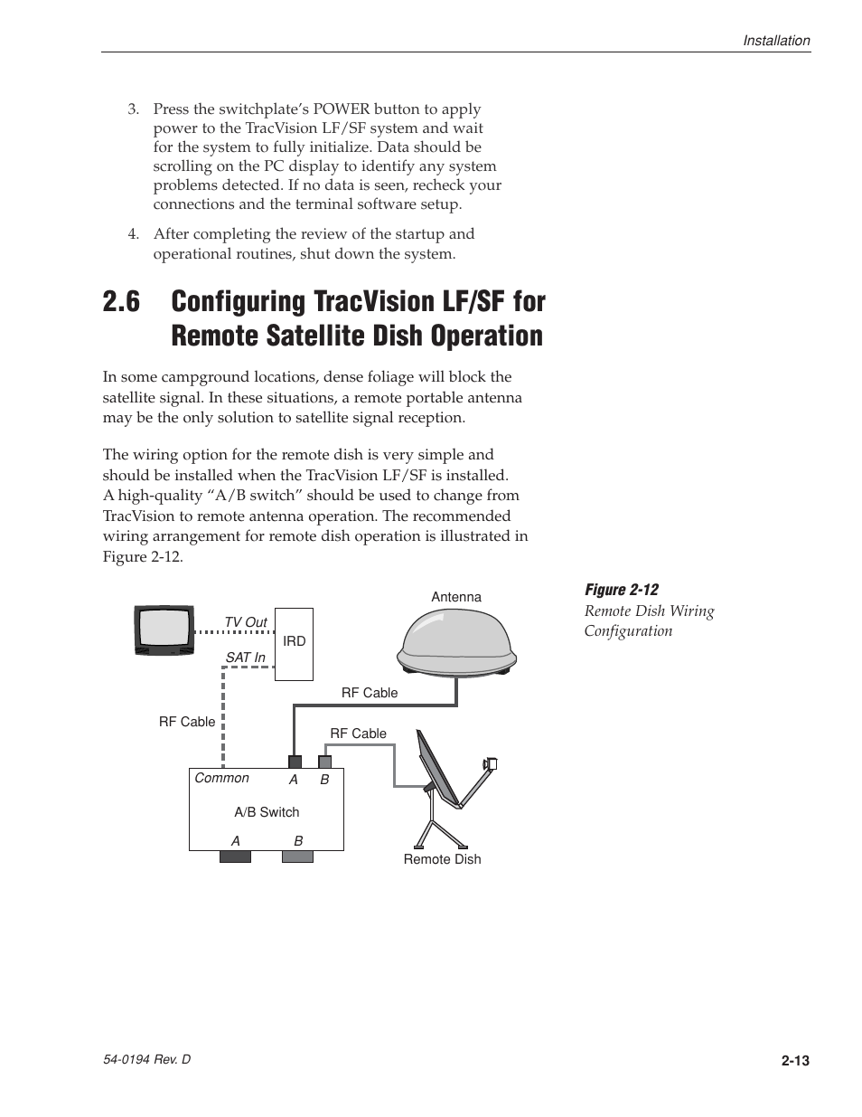 KVH Industries LF User Manual | Page 24 / 69