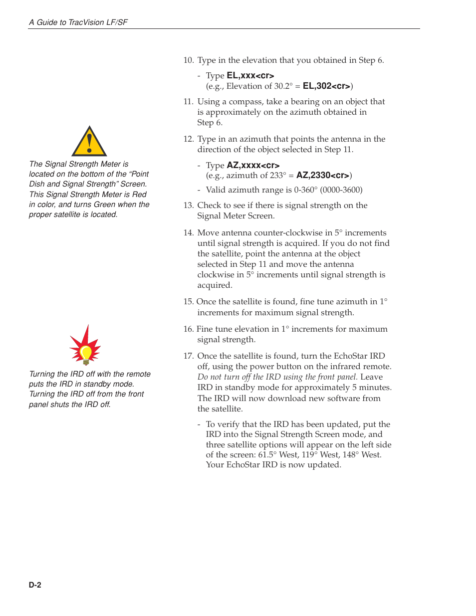 KVH Industries LF User Manual | Page 53 / 69