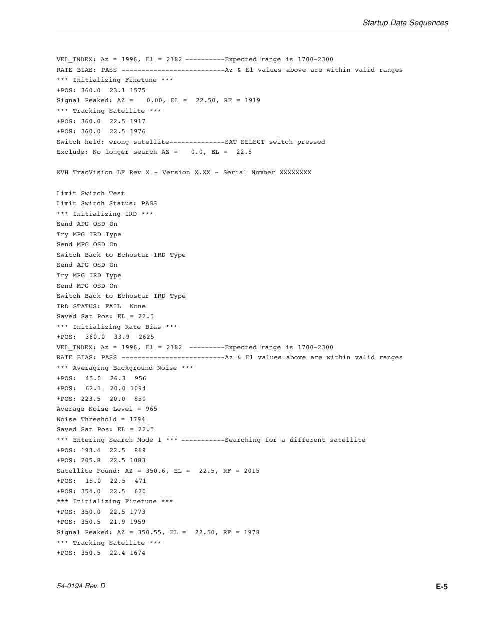 KVH Industries LF User Manual | Page 58 / 69