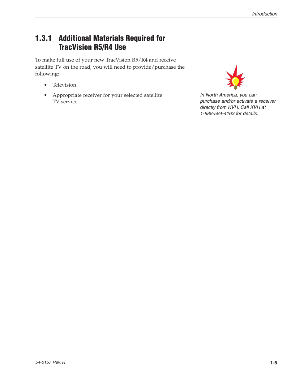 KVH Industries TracVision R4 User Manual | Page 11 / 65