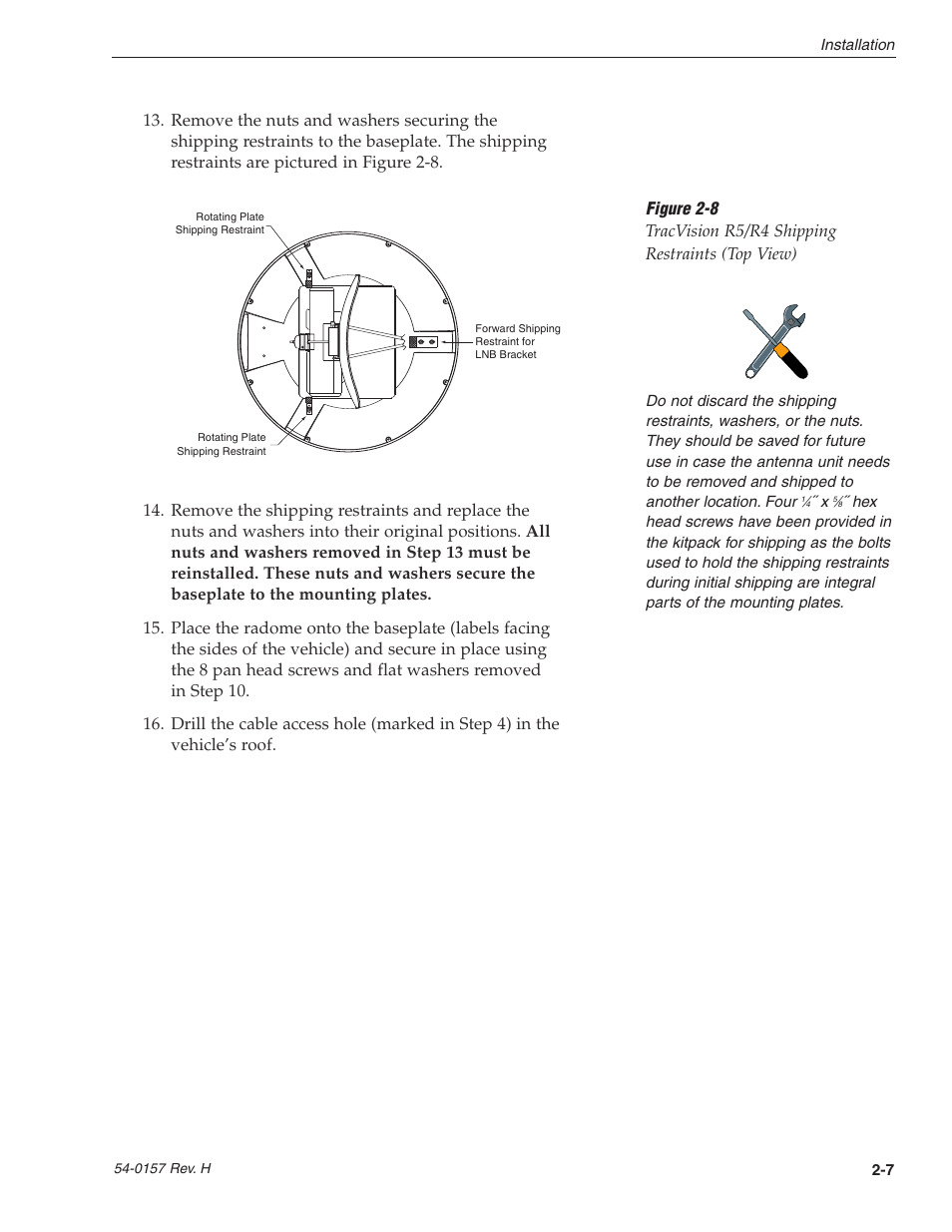 KVH Industries TracVision R4 User Manual | Page 18 / 65