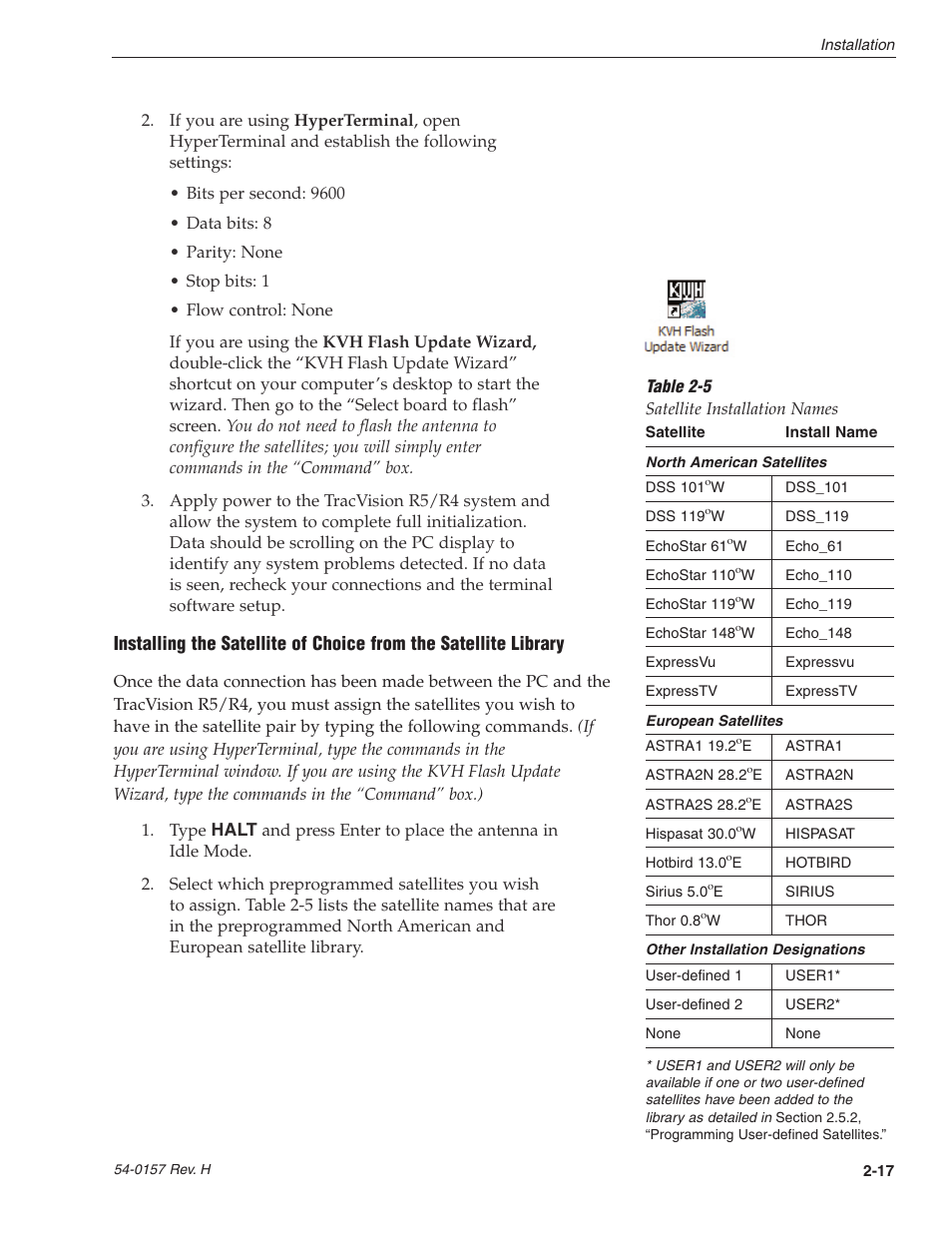 KVH Industries TracVision R4 User Manual | Page 28 / 65