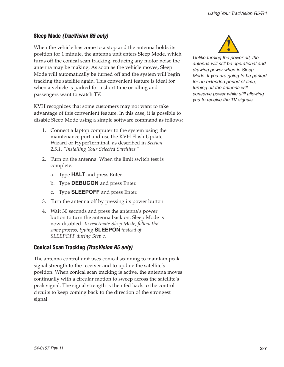 KVH Industries TracVision R4 User Manual | Page 45 / 65