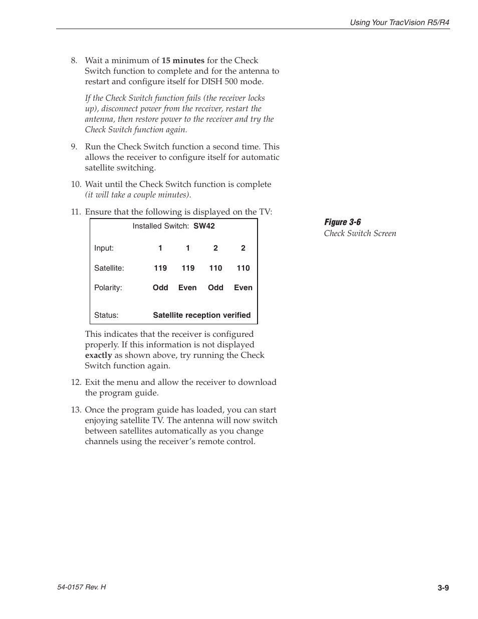 KVH Industries TracVision R4 User Manual | Page 47 / 65