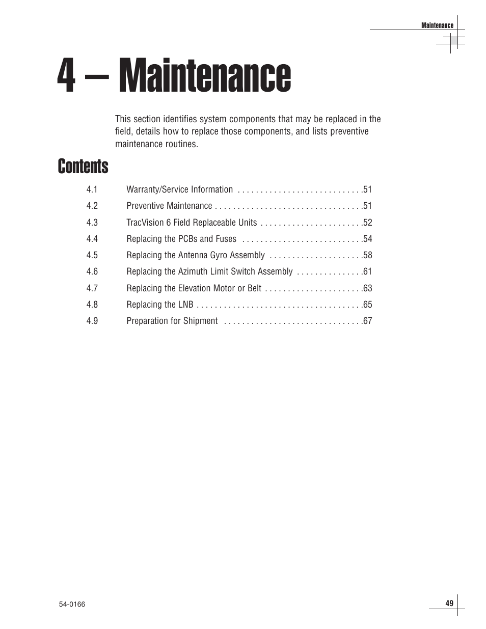 KVH Industries TracVision 6 User Manual | Page 51 / 88