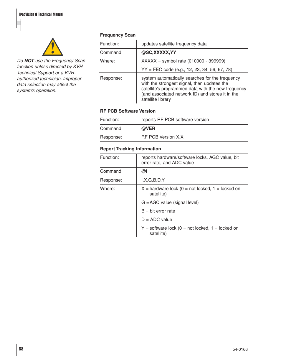 KVH Industries TracVision 6 User Manual | Page 83 / 88