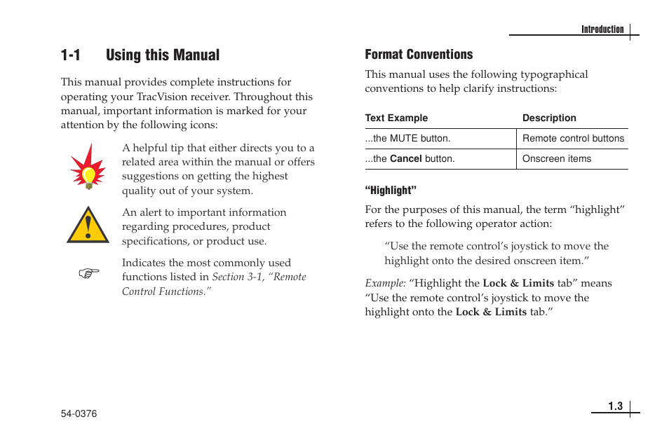 1 using this manual | KVH Industries antenna system User Manual | Page 11 / 127