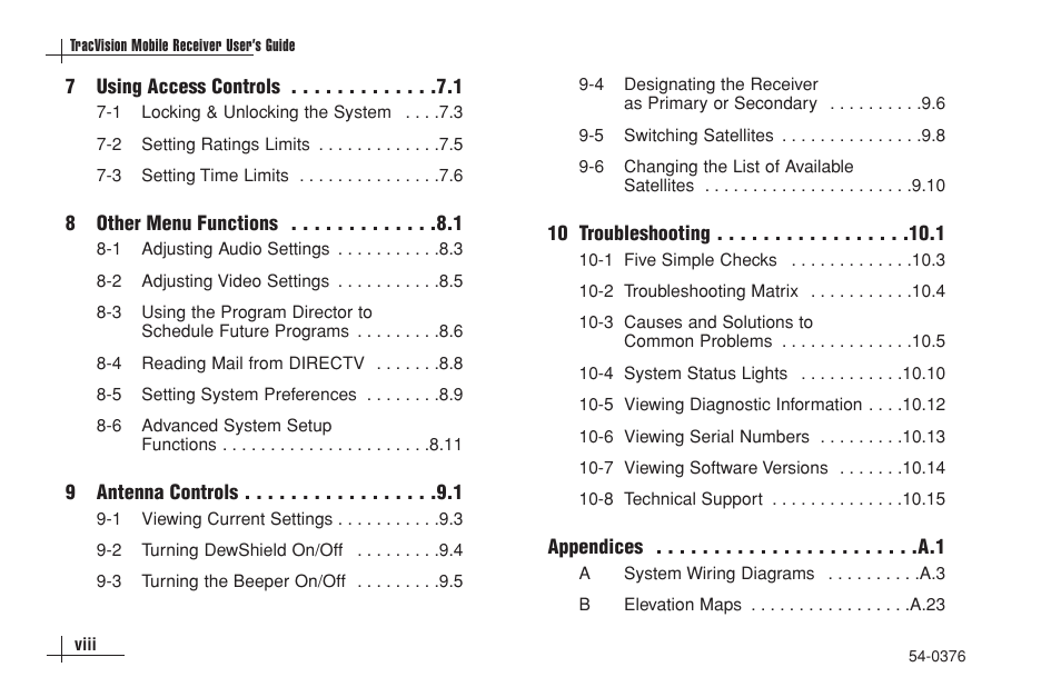 KVH Industries antenna system User Manual | Page 9 / 127