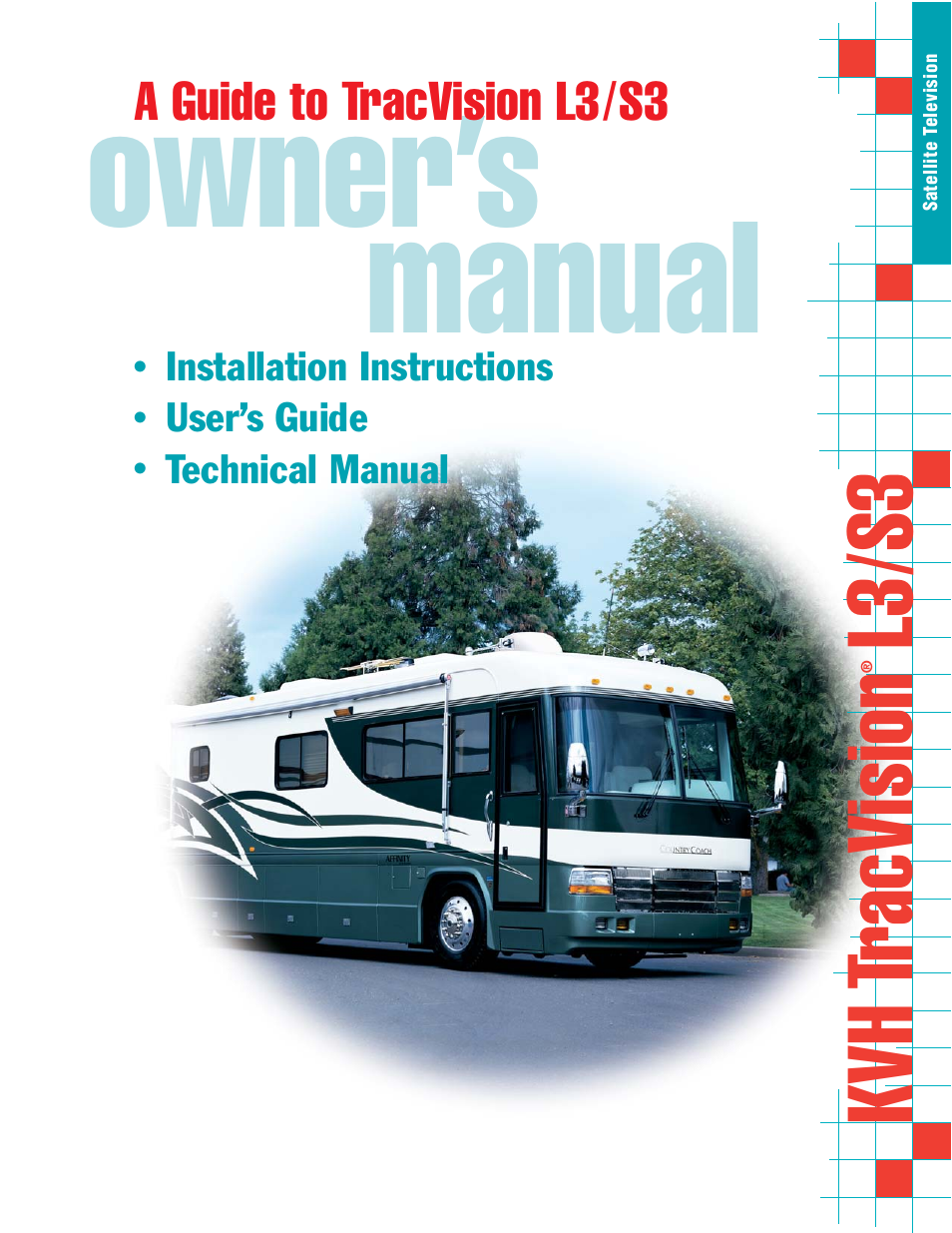 KVH Industries TracVision S3 User Manual | 77 pages