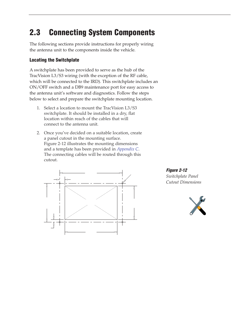 3 - connecting system components, 3 connecting system components | KVH Industries TracVision S3 User Manual | Page 20 / 77