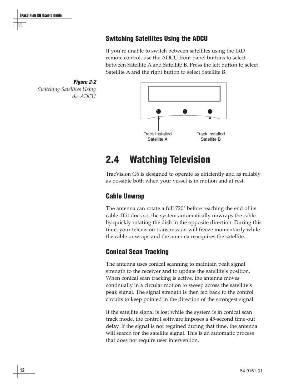 4 - watching television, 4 watching television | KVH Industries KVH TracVision TracVision G6 User Manual | Page 13 / 30