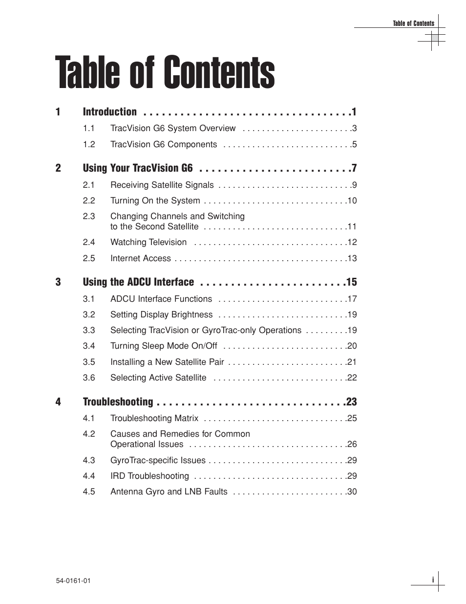 KVH Industries KVH TracVision TracVision G6 User Manual | Page 4 / 30