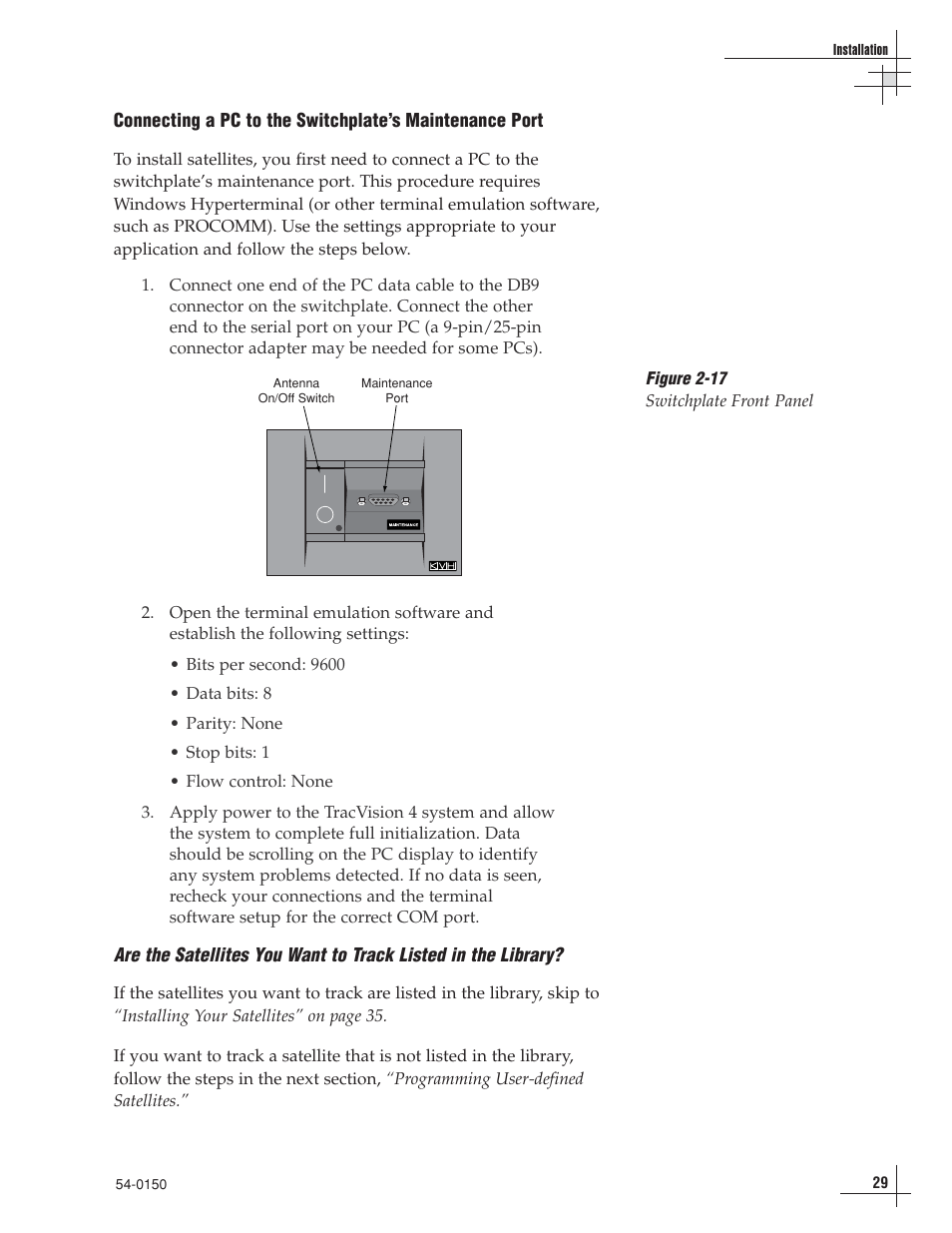 KVH Industries TracVision 4 User Manual | Page 33 / 88