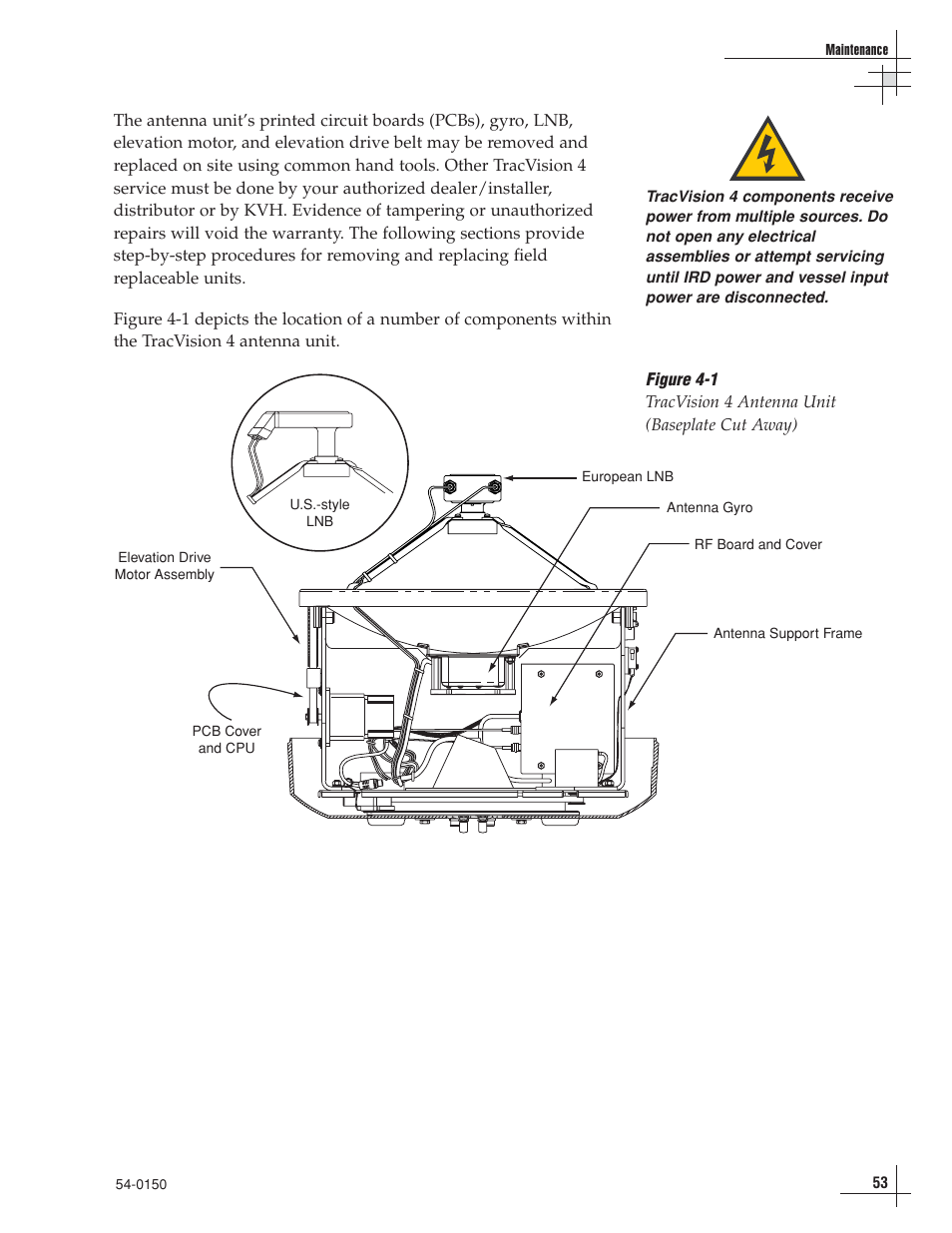 KVH Industries TracVision 4 User Manual | Page 53 / 88