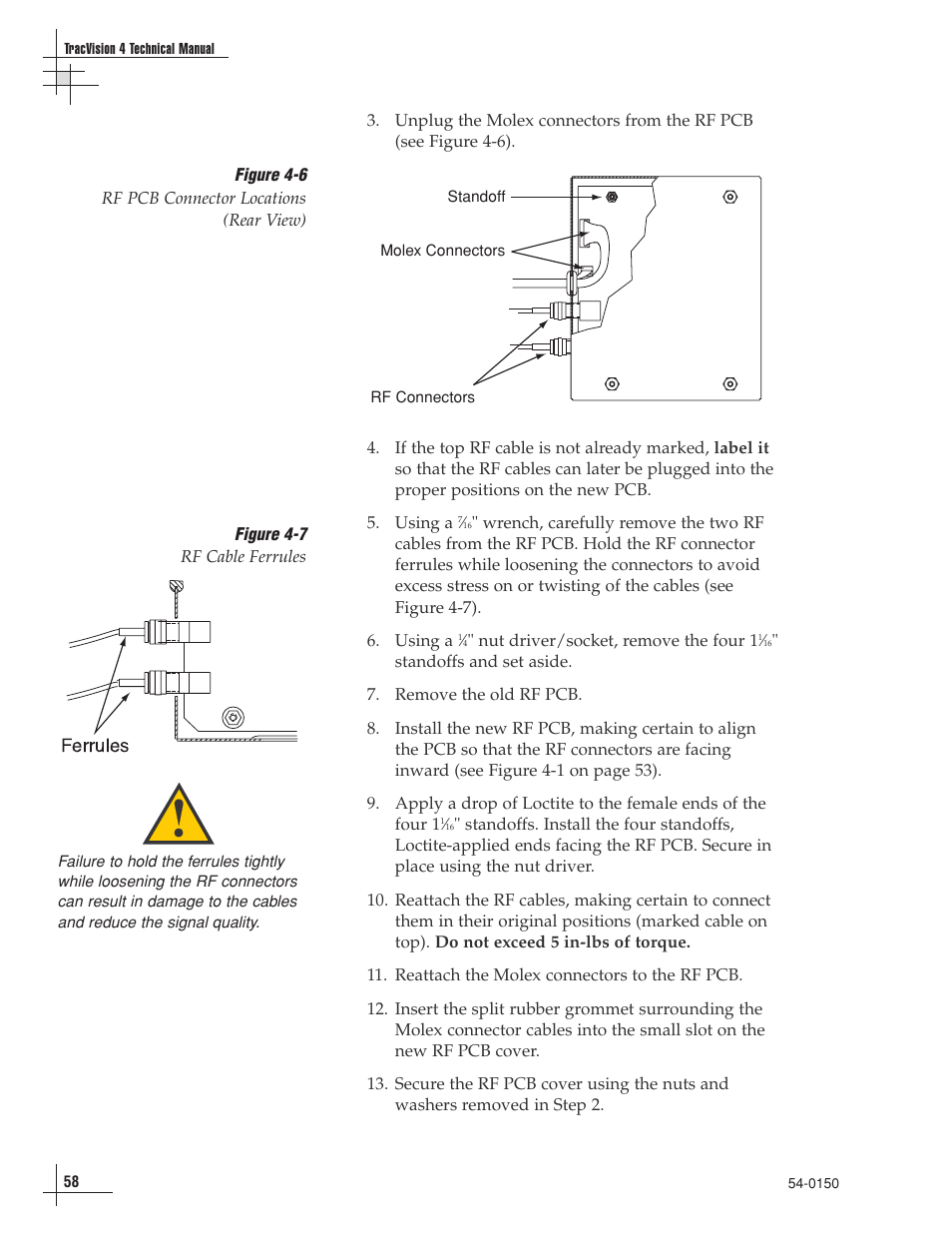 KVH Industries TracVision 4 User Manual | Page 58 / 88