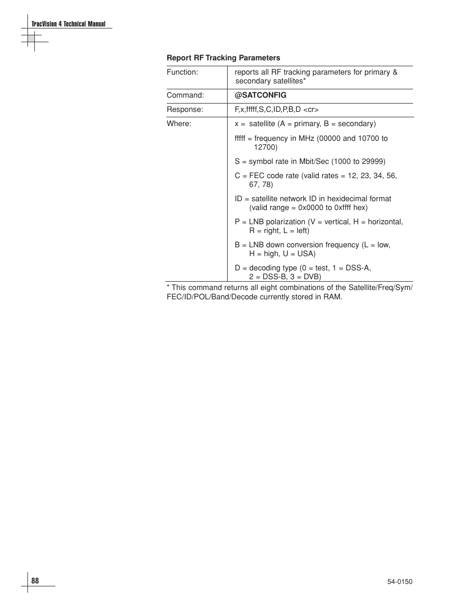 KVH Industries TracVision 4 User Manual | Page 81 / 88