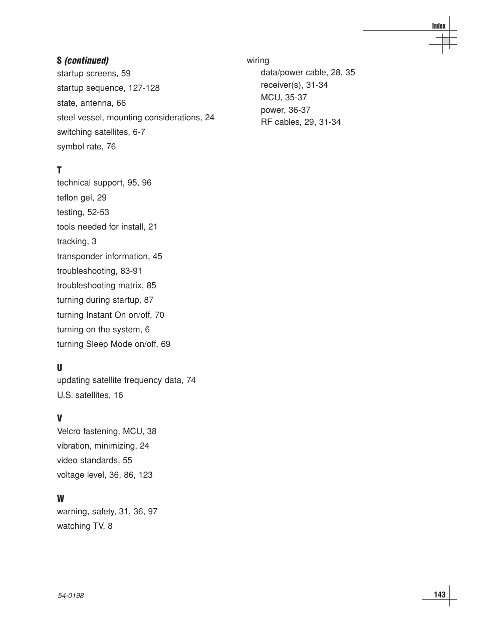 KVH Industries TracVision G8 User Manual | Page 136 / 137