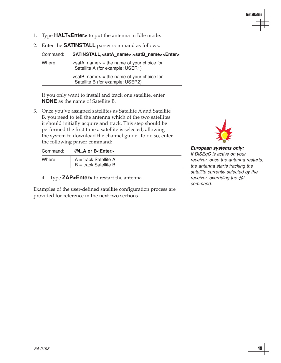 KVH Industries TracVision G8 User Manual | Page 51 / 137