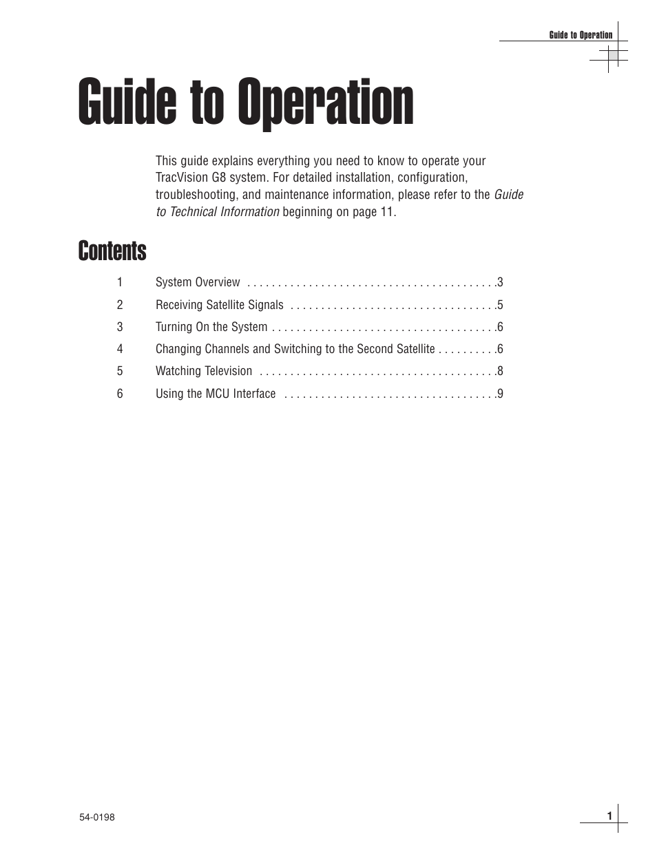 KVH Industries TracVision G8 User Manual | Page 8 / 137