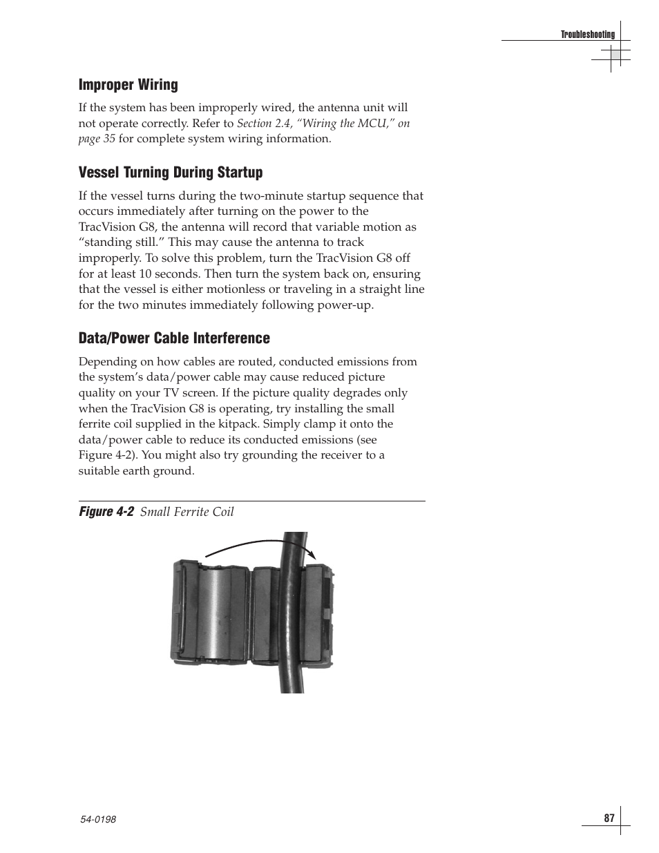 KVH Industries TracVision G8 User Manual | Page 85 / 137
