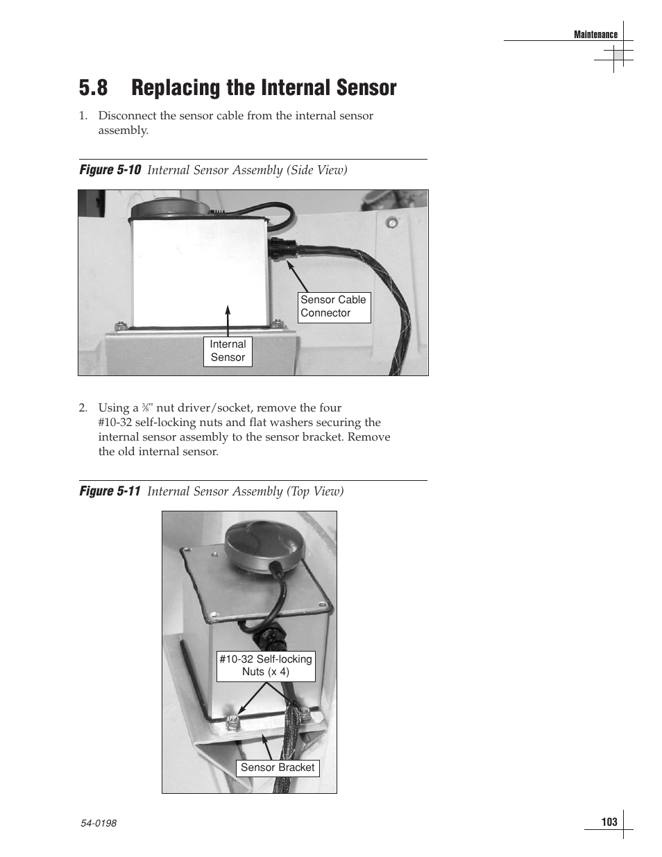 8 - replacing the internal sensor, 8 replacing the internal sensor | KVH Industries TracVision G8 User Manual | Page 99 / 137