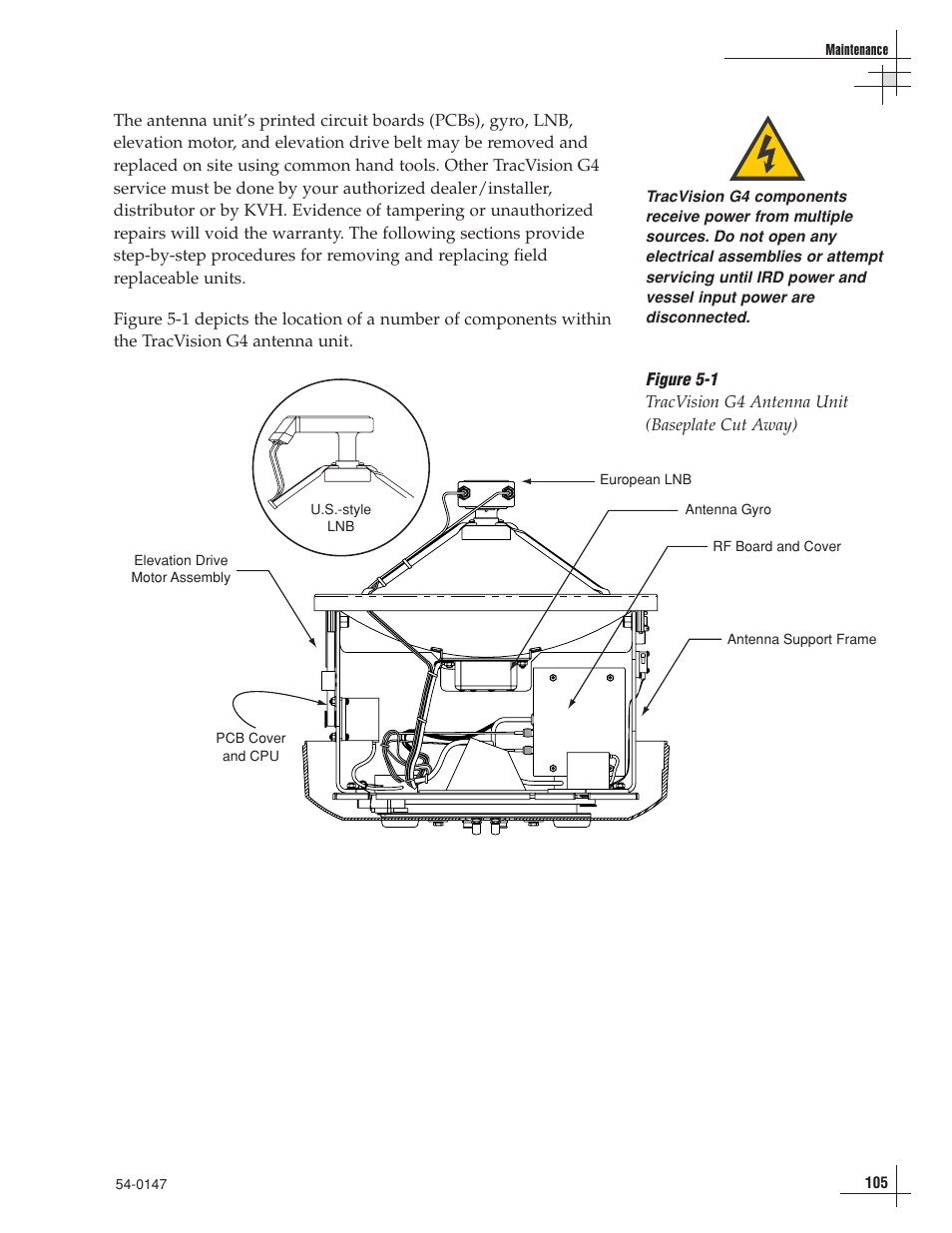 KVH Industries TracVision G4 User Manual | Page 104 / 155