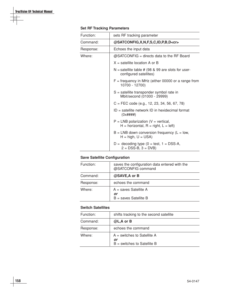 KVH Industries TracVision G4 User Manual | Page 149 / 155