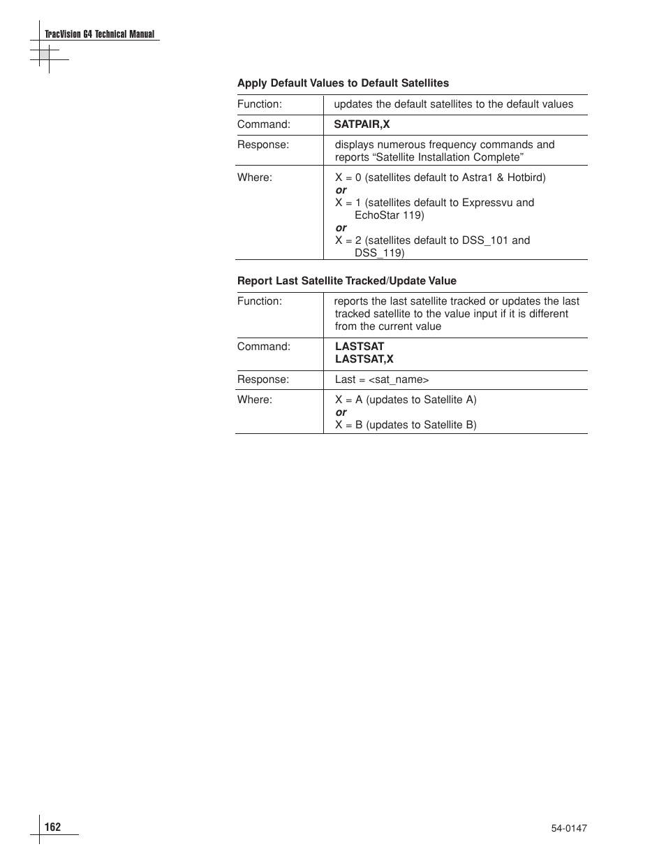 KVH Industries TracVision G4 User Manual | Page 153 / 155