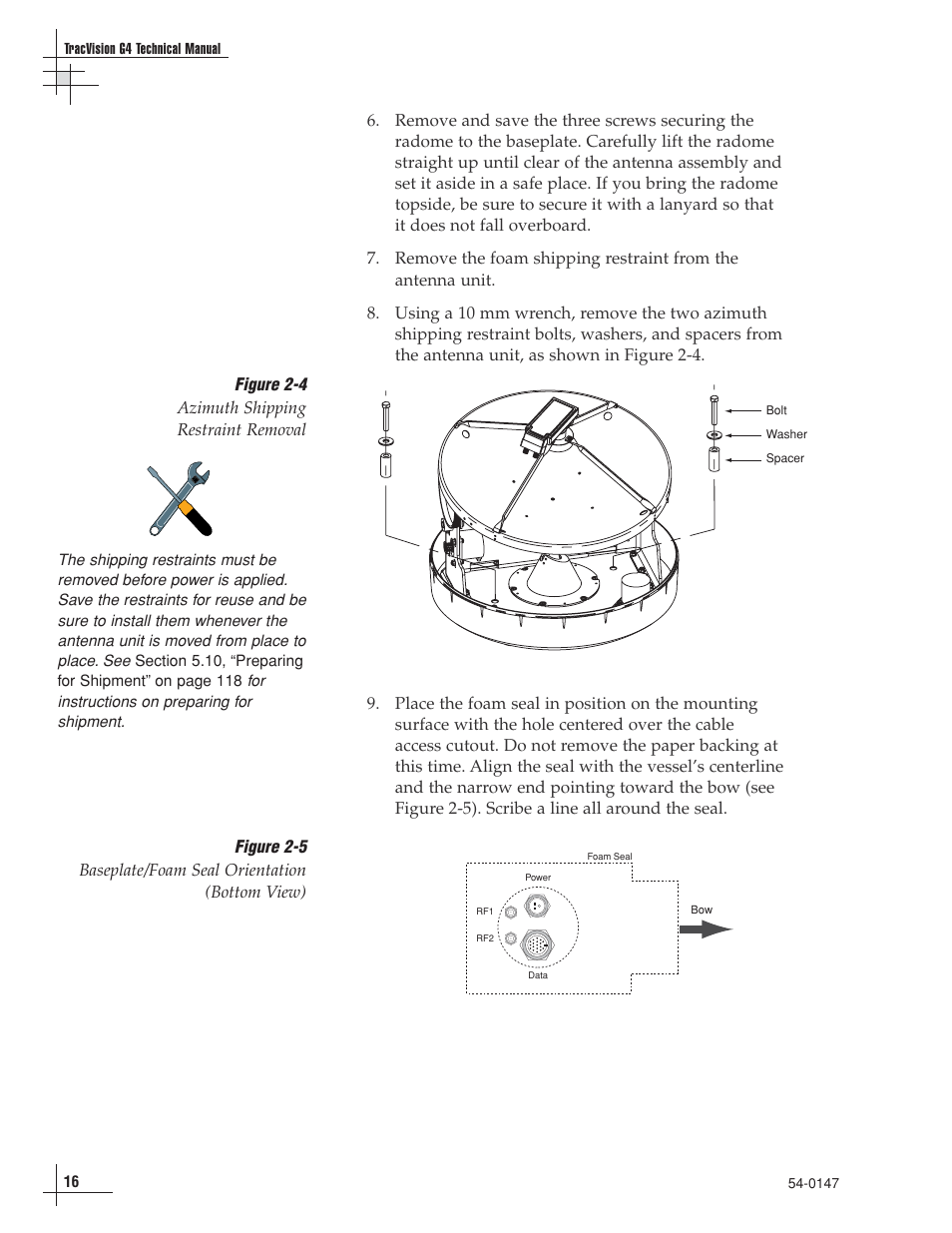 KVH Industries TracVision G4 User Manual | Page 21 / 155