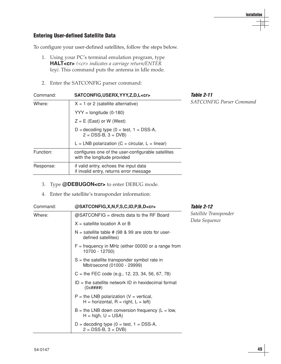 KVH Industries TracVision G4 User Manual | Page 54 / 155