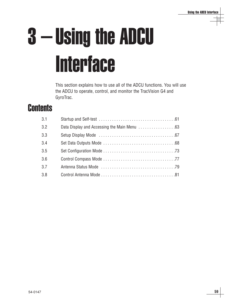 KVH Industries TracVision G4 User Manual | Page 63 / 155
